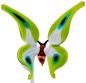 Preview: höhenverstellbarer Orchideenstab, Schmetterling (weiß-grün)